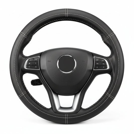 Premium Leather Car Steering Wheel Cover