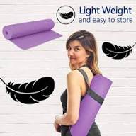 Non-Slip Yoga Mat with Carry Strap – 6mm