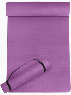 Non-Slip Yoga Mat with Carry Strap – 6mm